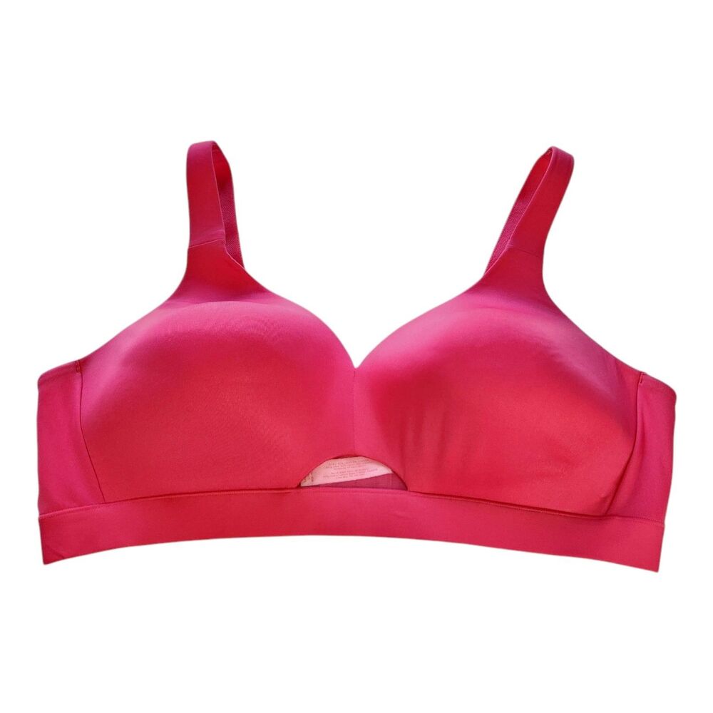 Cacique Lane Bryant Womens Lightly Lined No Wire Bra Pink Size 42C